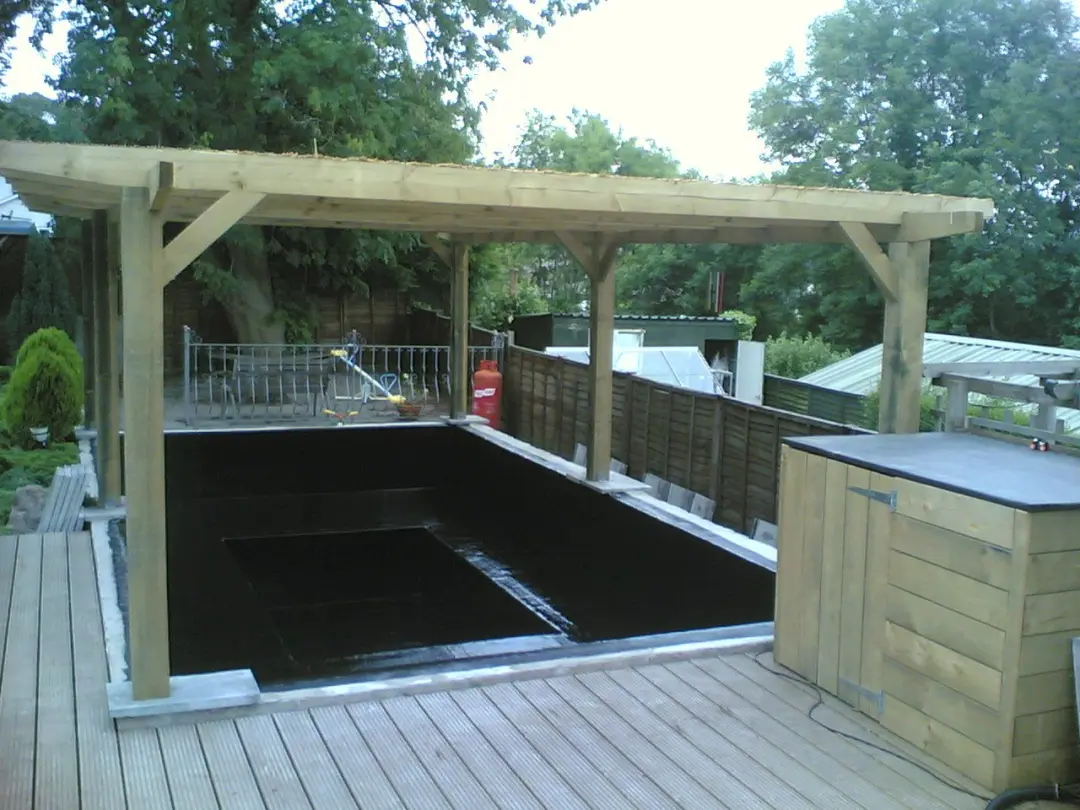 Koi Carp pond lining Newport.